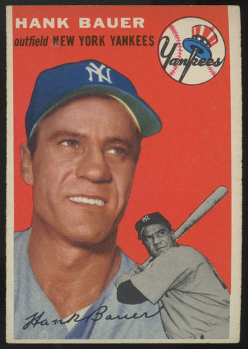 1954 Topps Hank Bauer #130 EX/MT