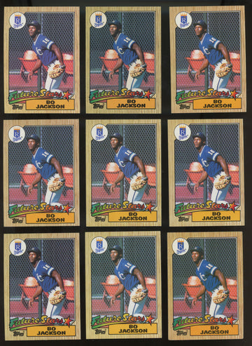 1987 Topps Bo Jackson #170 Lot Of 25 NM-MT