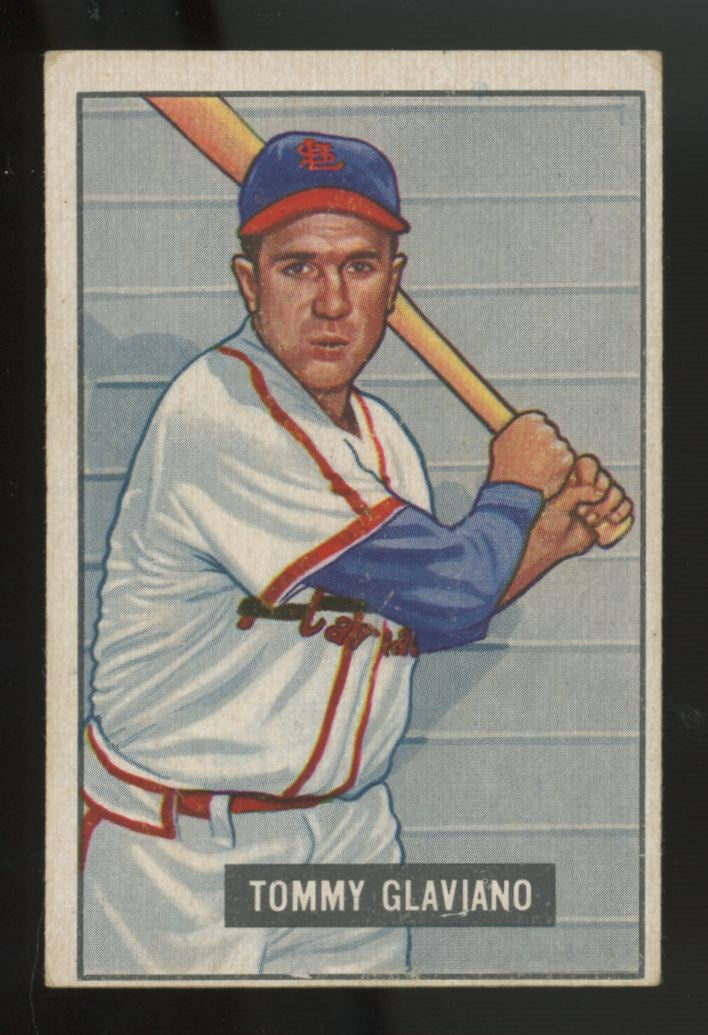 1951 Bowman Tommy Glaviano #301 VG-EX