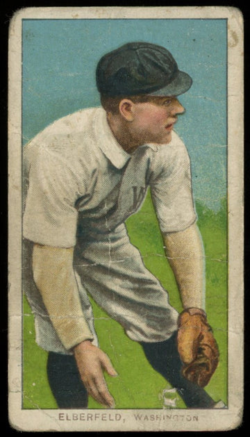 1909-1911 T206 Kid Elberfeld Polar Bear Back Poor
