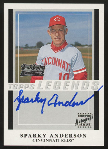 2003 Topps Team Topps Sparky Anderson Legends Auto #TT-SA