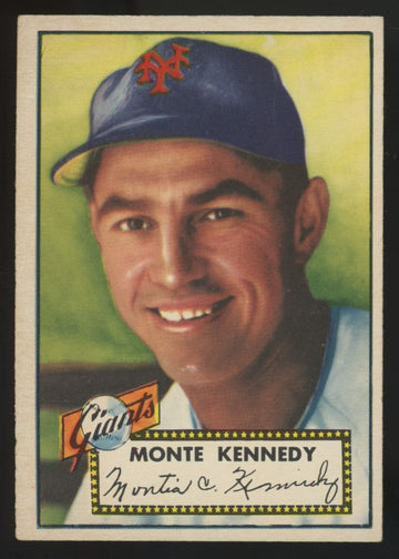 1952 Topps Monte Kennedy #124 EX "B"