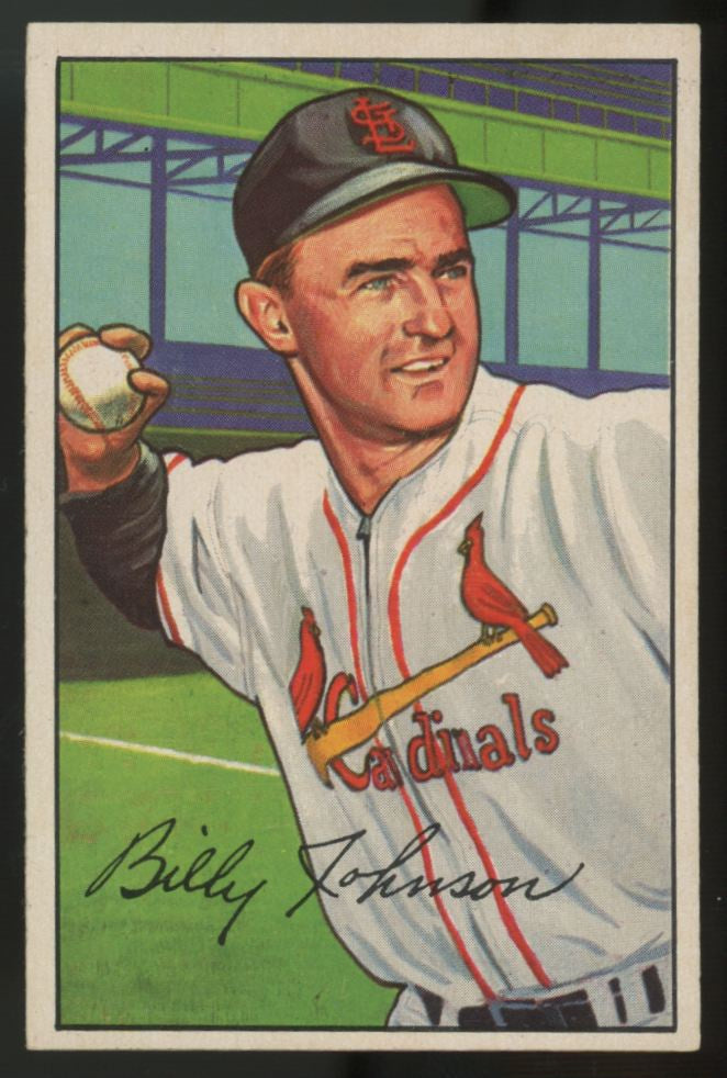 1952 Bowman Billy Johnson #122 EX-MT