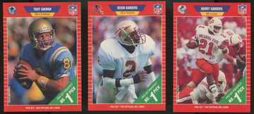 1989 Pro Set Football Complete Master Set (618) w/ Super Bowl + Announcer Sets