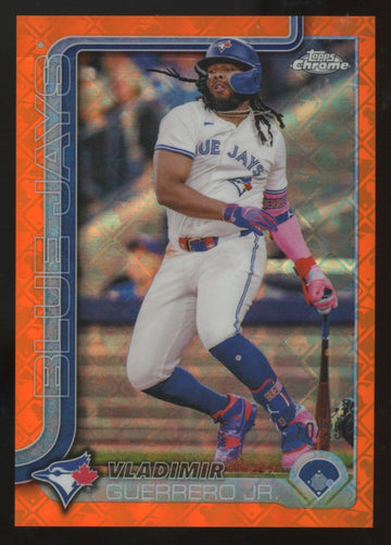 2025 Topps Chrome Logofractor Vladimir Guerrero Jr. Orange Refractor /25 #259
