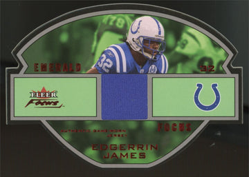 2003 Fleer Focus Edgerrin James Emerald Die Cut /75 #EF-EJ