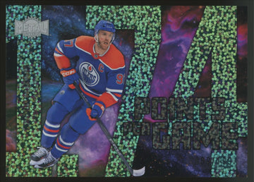 2024/25 UD Metal Universe Connor McDavid Points Per Game Speckle /199 #PPG-3