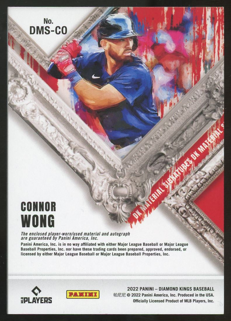 2022 Diamond Kings Connor Wong Dual Patch Auto Masterpiece 1/1 #DMS-CO