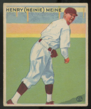 1933 Goudey Henry Heinie Meine #205 VG/EX