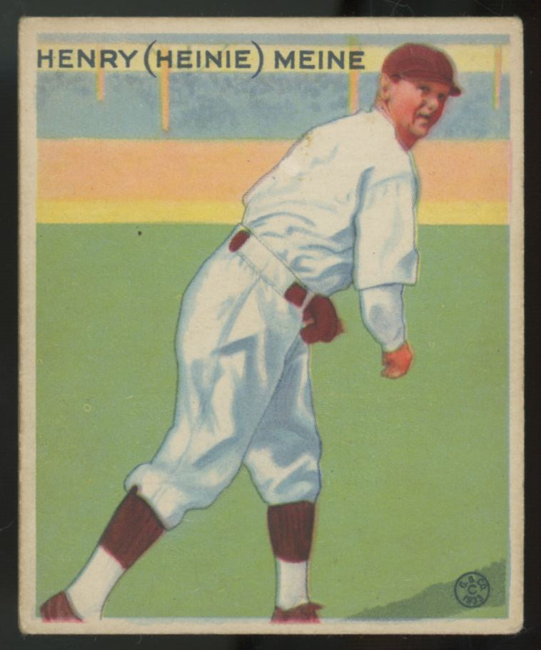 1933 Goudey Henry Heinie Meine #205 VG/EX