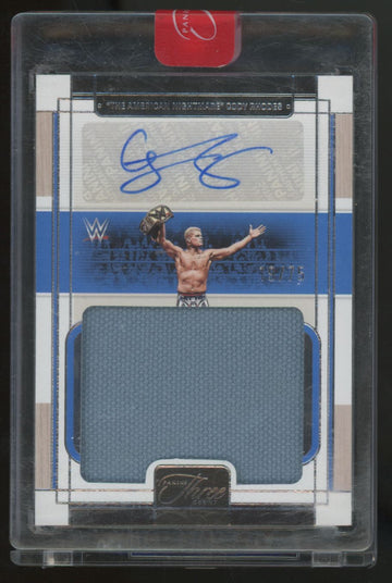 2024 Three Count WWE "The American Nightmare" Cody Rhodes Mat Patch Auto /75