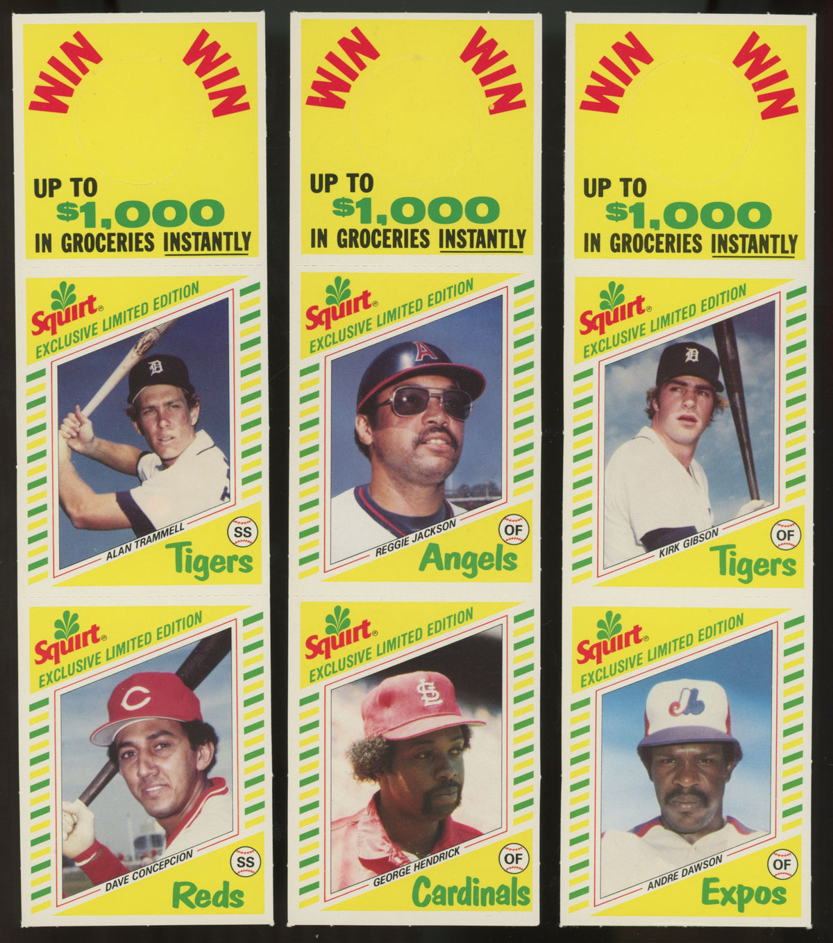 1982 Topps Squirt Baseball Complete Set (22/22)