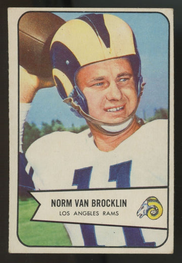 1954 Bowman Norm Van Brocklin #8 VG-EX