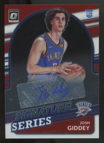 2021-22 Panini Donruss Optic Josh Giddey RC Signature Series Auto #SS-JGD