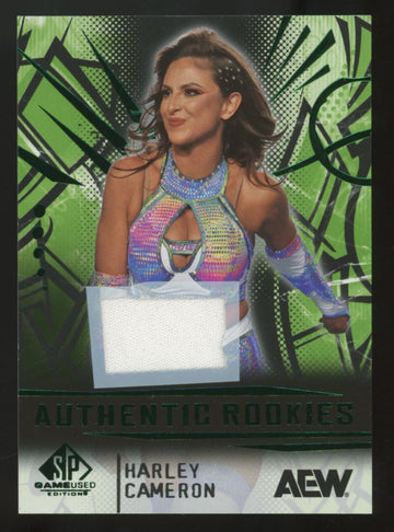 2025 SP Game Used AEW Harley Cameron RC Green Authentic Rookies Patch #95