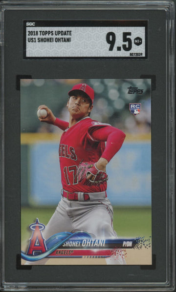 2018 Topps Update Shohei Ohtani RC #US1 SGC 9.5 *039
