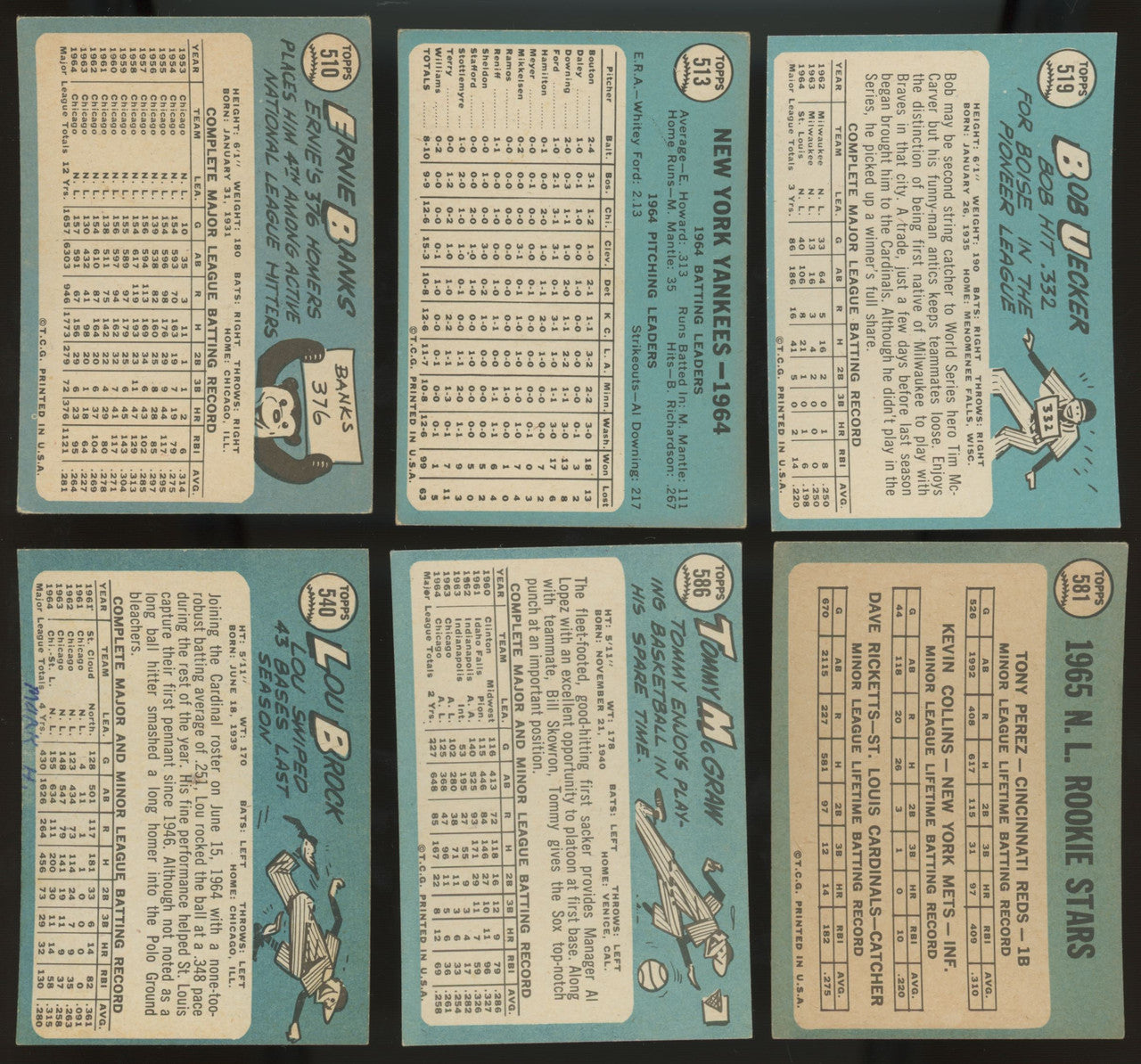 1965 Topps Baseball Complete Set (598) VG Overall Hunter RC PSA 5