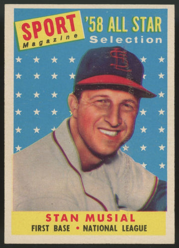 1958 Topps Stan Musial All Star #476 NM