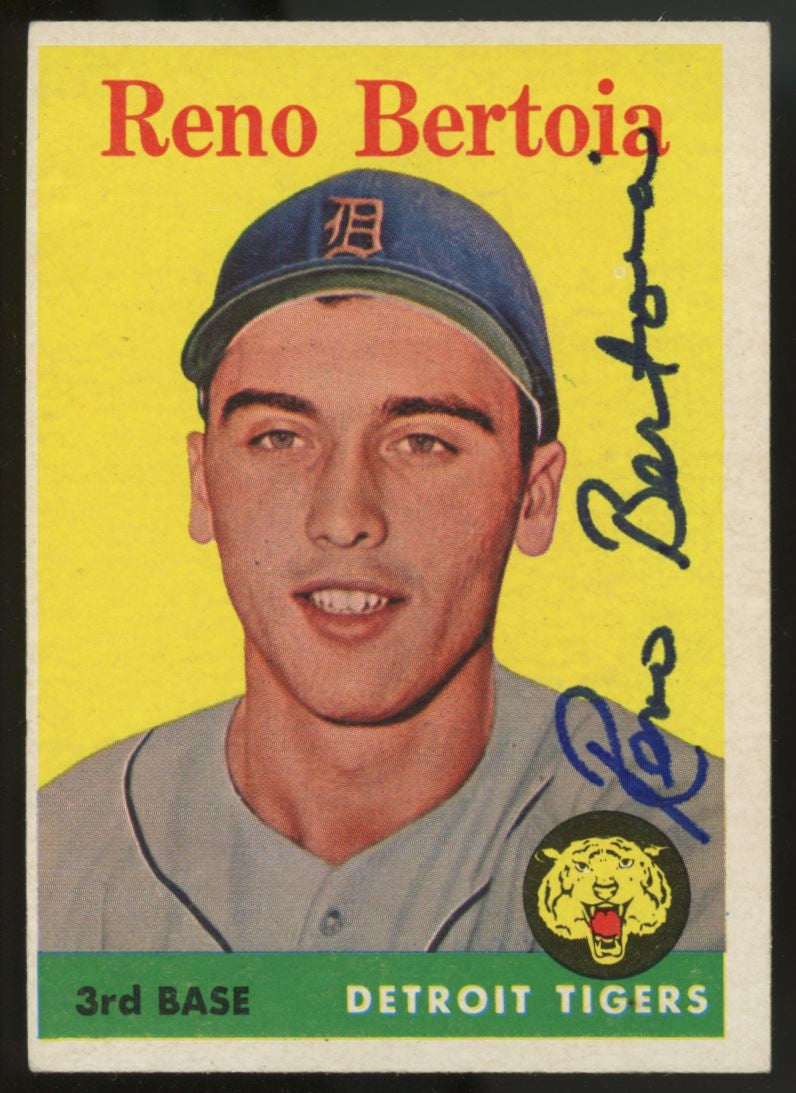 1958 Topps Reno Bertoia #232 Signed Autographed