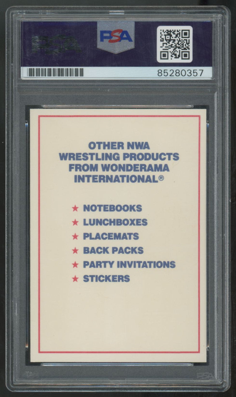 1988 NWA Superstars Ric Flair Header Signed Auto PSA/DNA Certified Auto 10