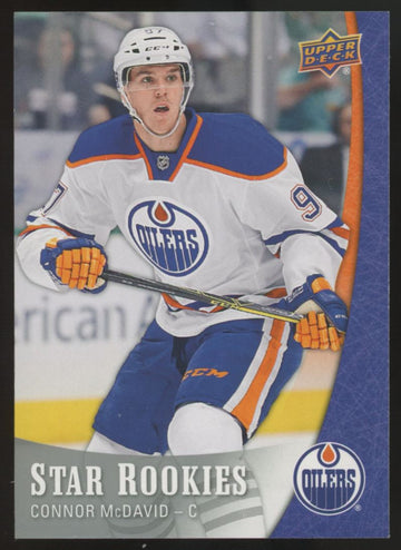 2015-16 UD NHL Star Rookies Box Set Connor McDavid RC Star Rookies #1