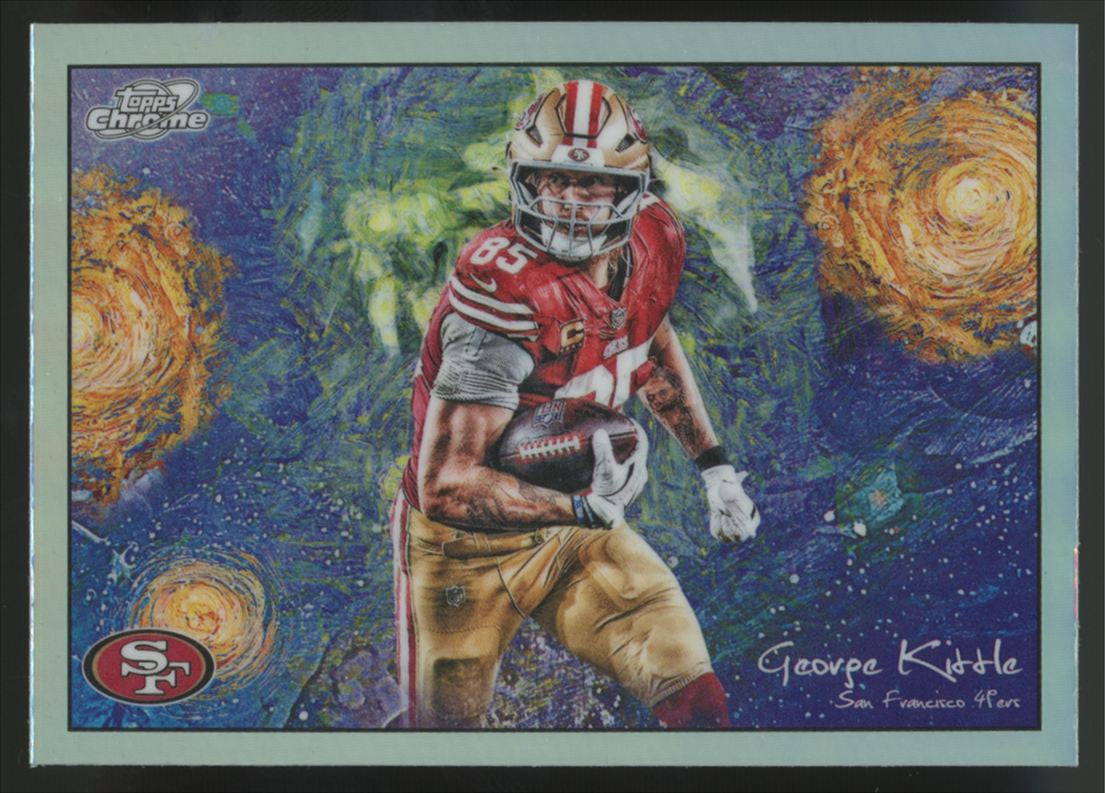 2025 Topps Chrome Cosmic George Kittle Stars In The Nights #STN-22