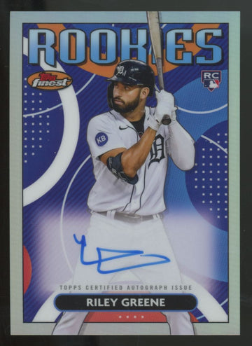 2023 Topps Finest Riley Greene RC Rookies Auto #RDA-RG