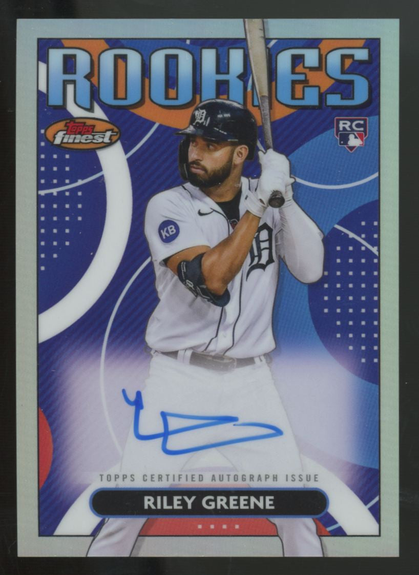 2023 Topps Finest Riley Greene RC Rookies Auto #RDA-RG