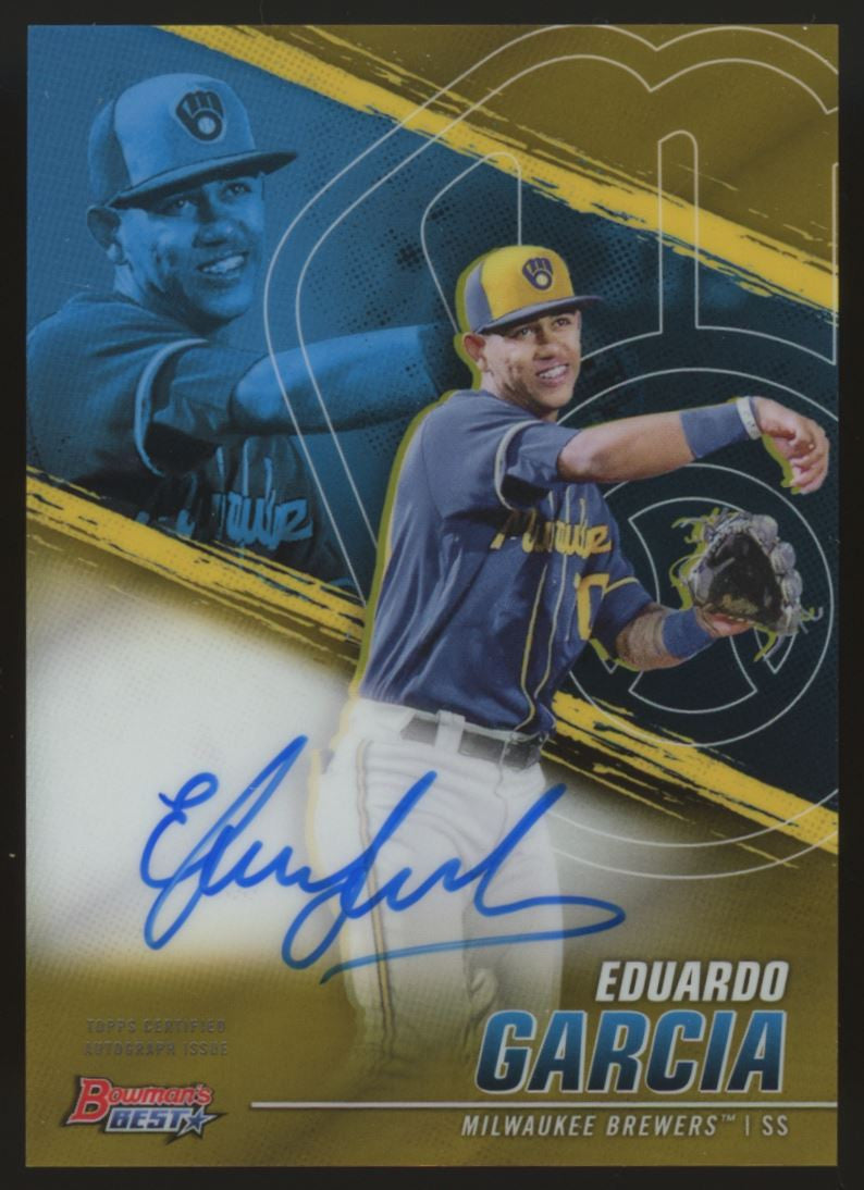 2021 Bowman's Best Eduardo Garcia Auto Gold /50 #B21-EG