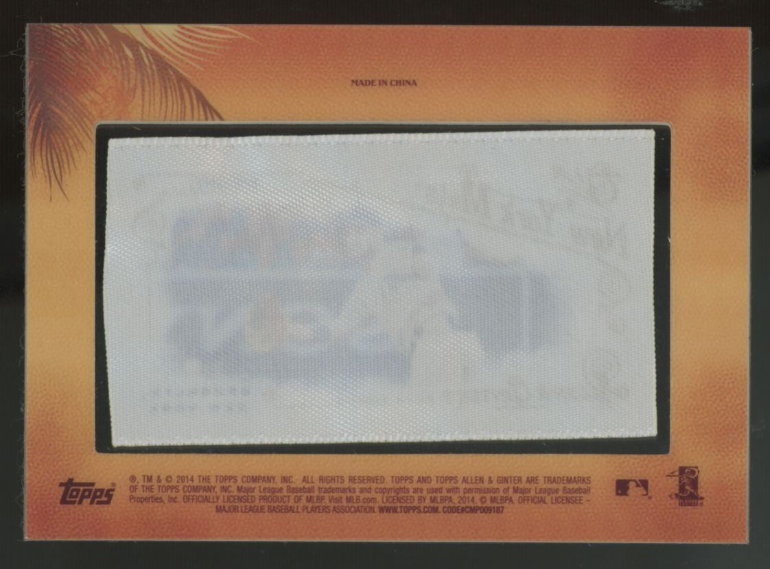 2014 Topps Allen & Ginter David Wright Mini Framed Silk /10