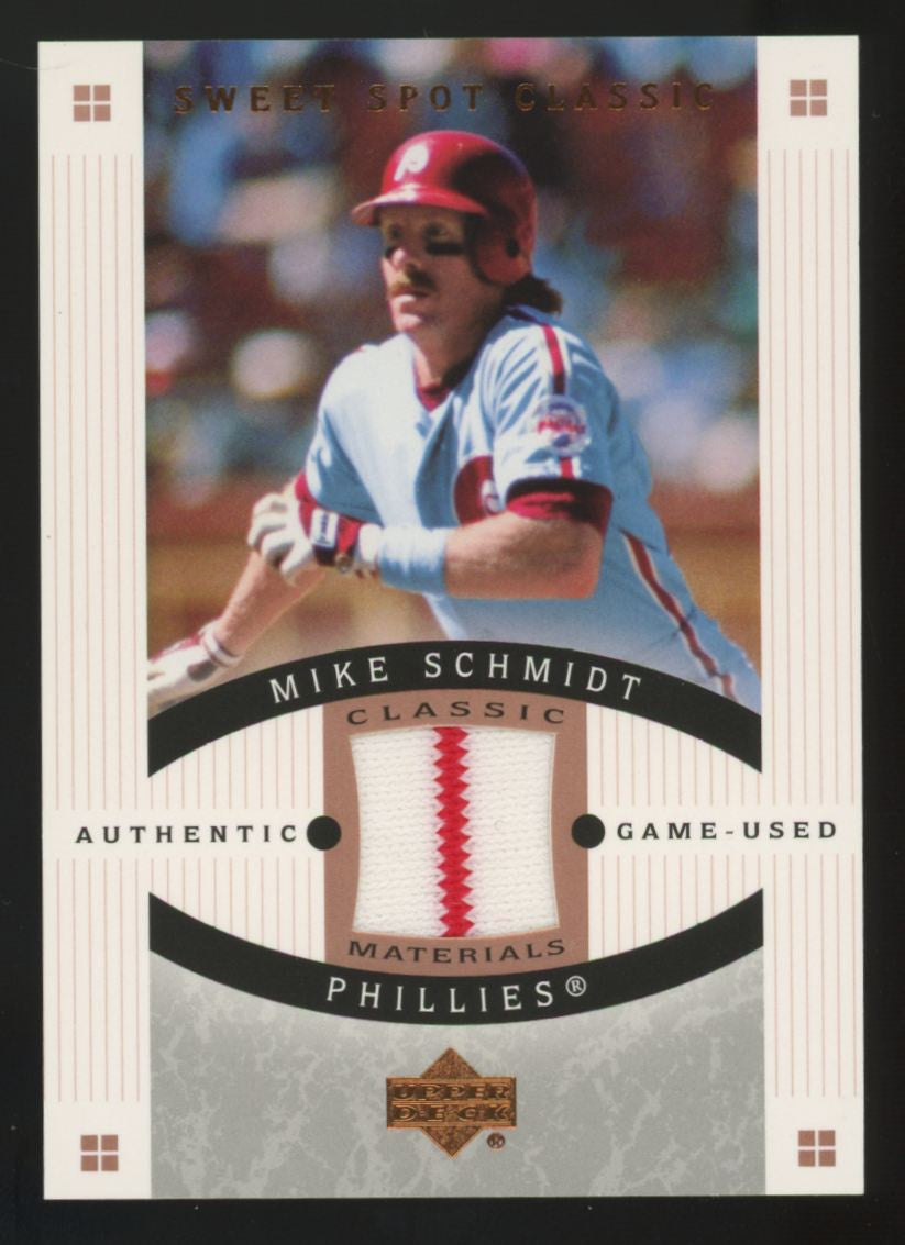 2005 Upper Deck Sweet Spot Classic Mike Schmidt Patch #CM-MS1