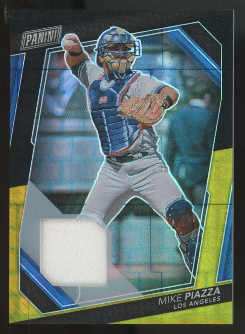 2023 Panini The National Mike Piazza Black & Gold Patch /5 #54