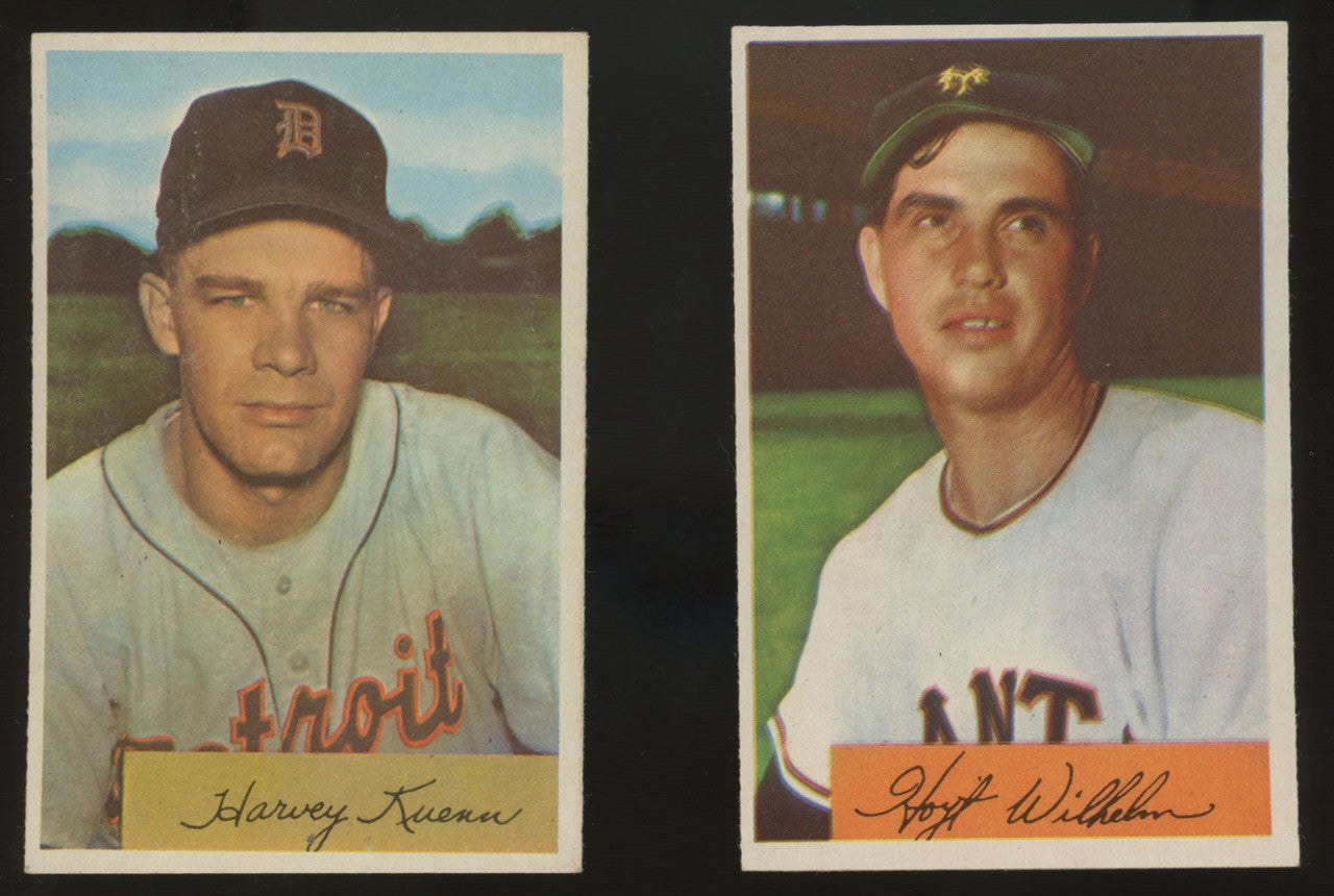 1954 Bowman Baseball Near Complete Set (188/224) EX-NM