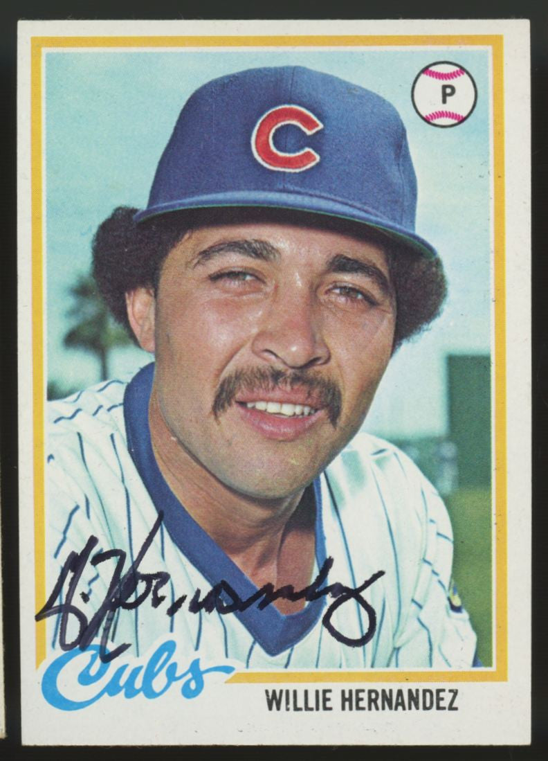 1978 Topps Willie Hernandez #99 Signed Autographed Card JSA