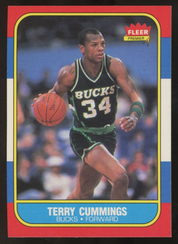 1986-87 Fleer Premier Terry Cummings #20