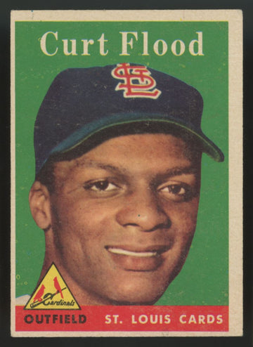 1958 Topps Curt Flood RC #464 VG/EX "A"