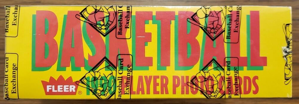 1990/91 Fleer Basketball BBCE Sealed Rack Wax Box Wrapped ~ Unopened 24 Packs!