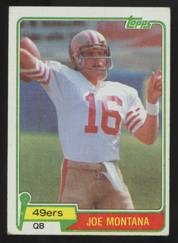 1981 Topps Joe Montana RC #216 VG-EX