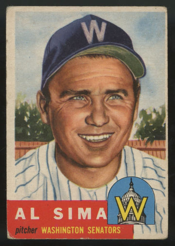 1953 Topps Al Sima #241 VG