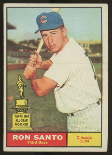 1961 Topps Ron Santo RC #35 EX "B"