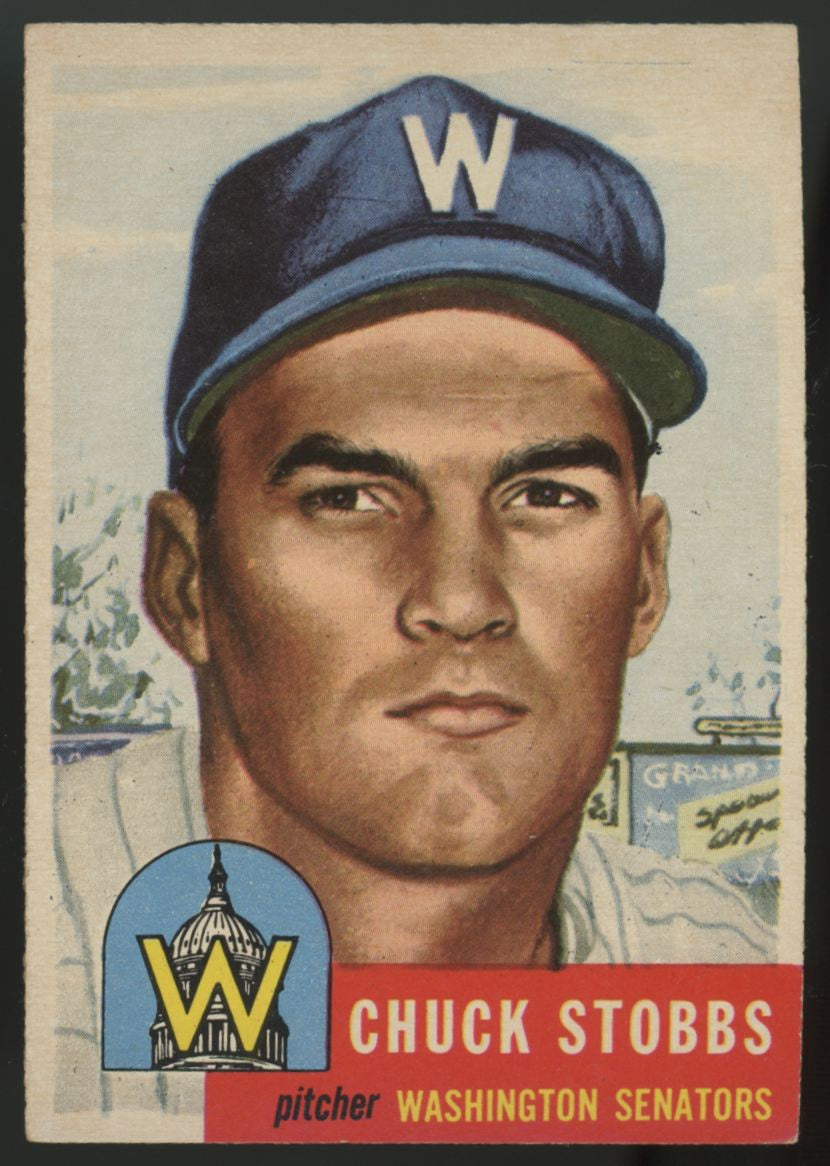 1953 Topps Chuck Stobbs #89 EX+