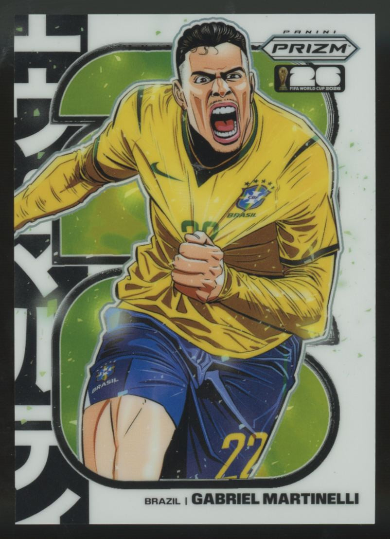 2026 Panini Prizm FIFA World Cup Gabriel Martinelli Manga SSP #2