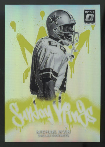 2025 Panini Donruss Optic Michael Irvin Sunday Kings SSP #30