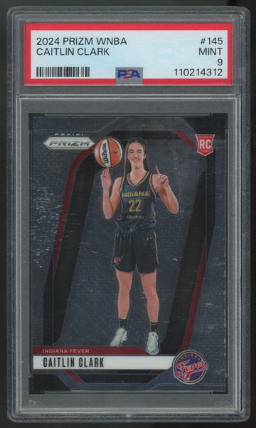 2024 Panini WNBA Prizm Caitlin Clark RC #145 PSA 9