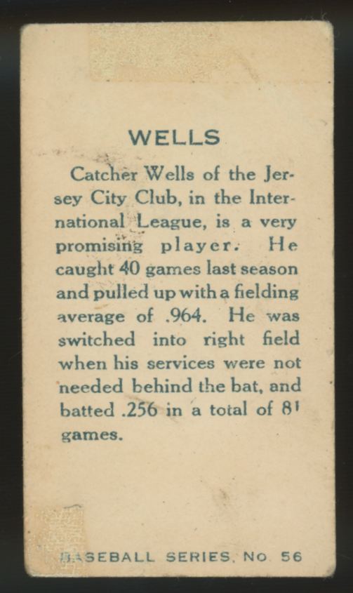 1912 C46 Imperial Robert G. Wells #56 G/VG