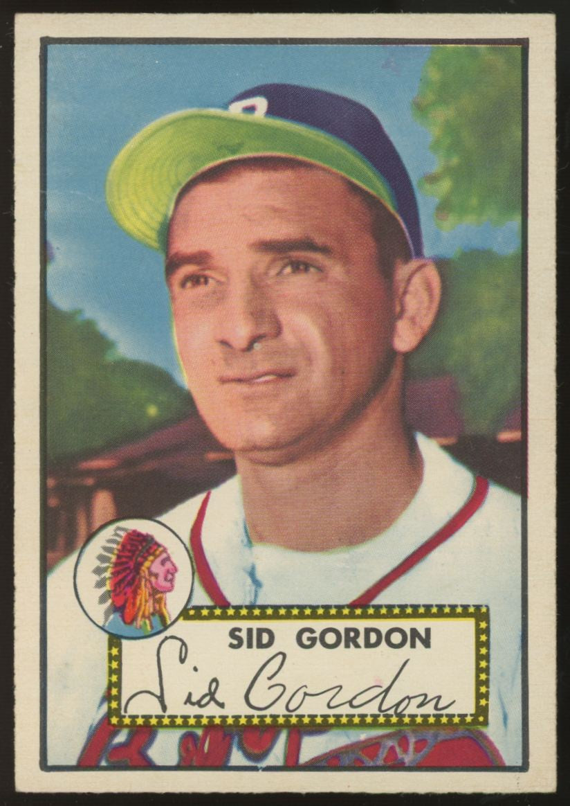 1952 Topps Sid Gordon #267 VG (Crease)