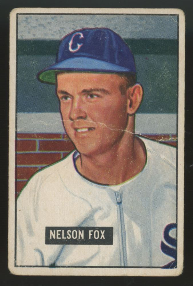 1951 Bowman Nelson Nellie Fox RC #232 Poor/Fair