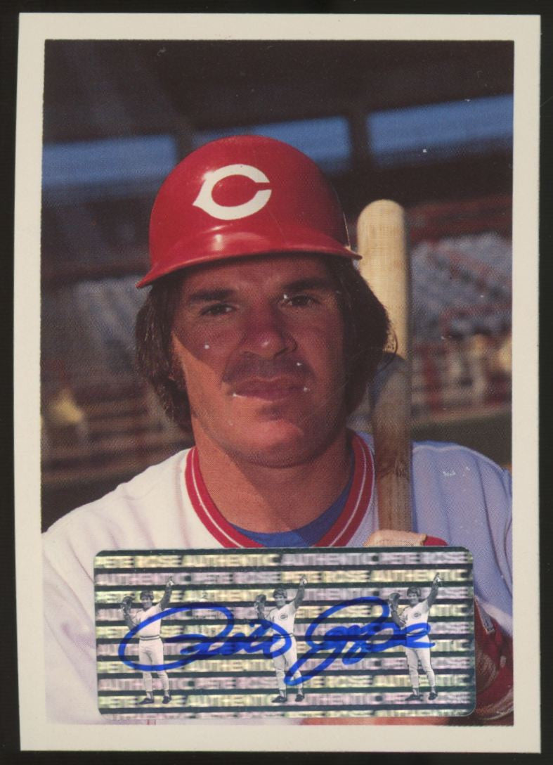 1985 Topps Renata Galasso Pete Rose Auto #107