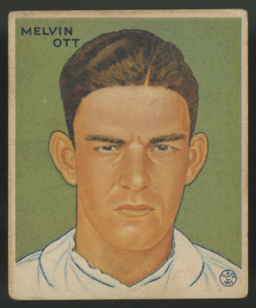 1933 Goudey Melvin Ott #127 VG