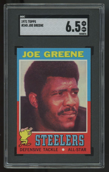 1971 Topps Joe Greene RC #245 SGC 6.5